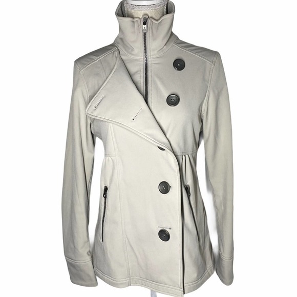 Prana Ivory high neck jacket size S - Picture 1 of 10
